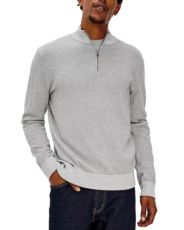 

Свитер Waylon с застежкой-молнией на четверть длины Rails, серый