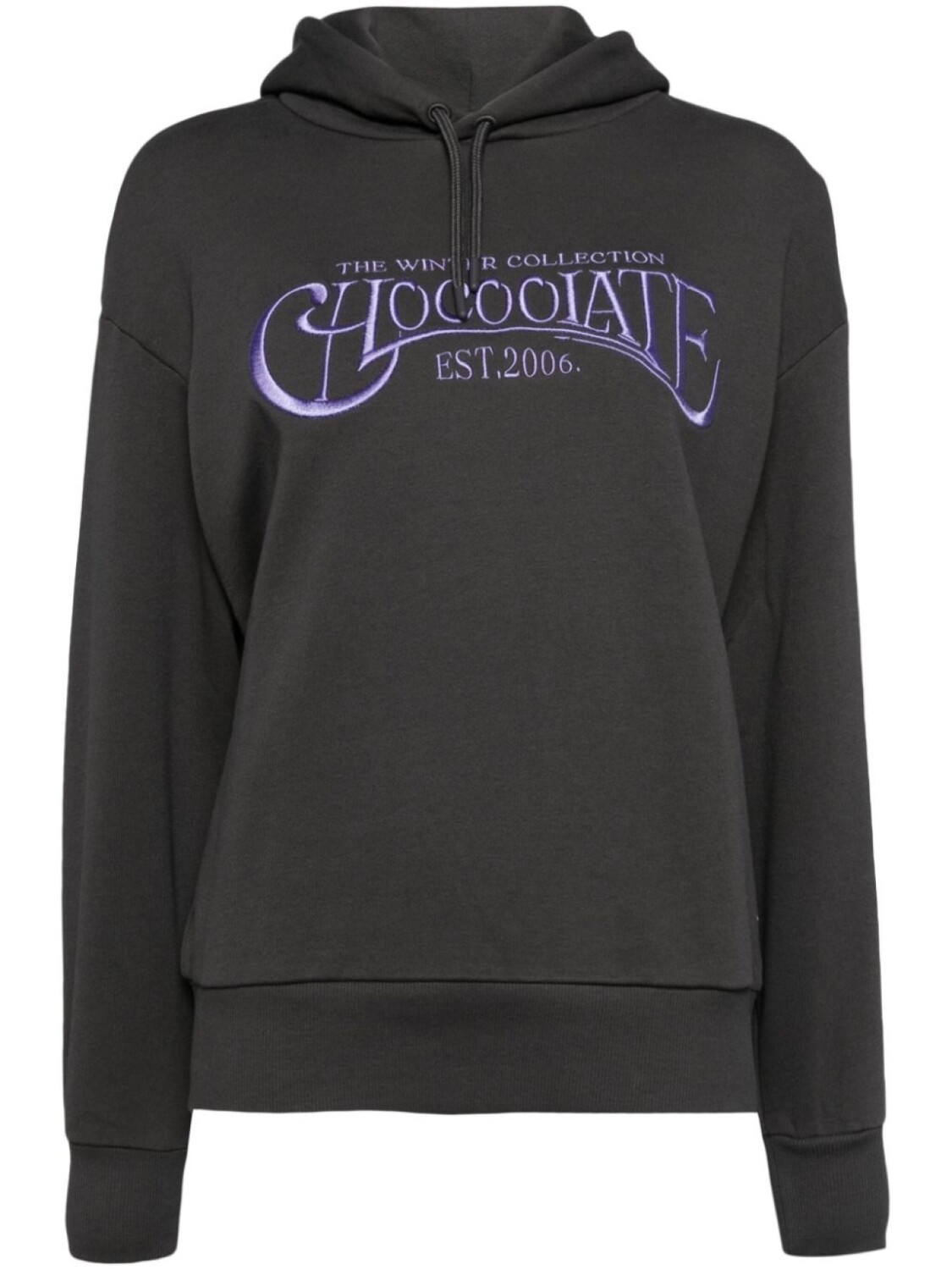 

Худи с вышитым логотипом CHOCOOLATE, серый