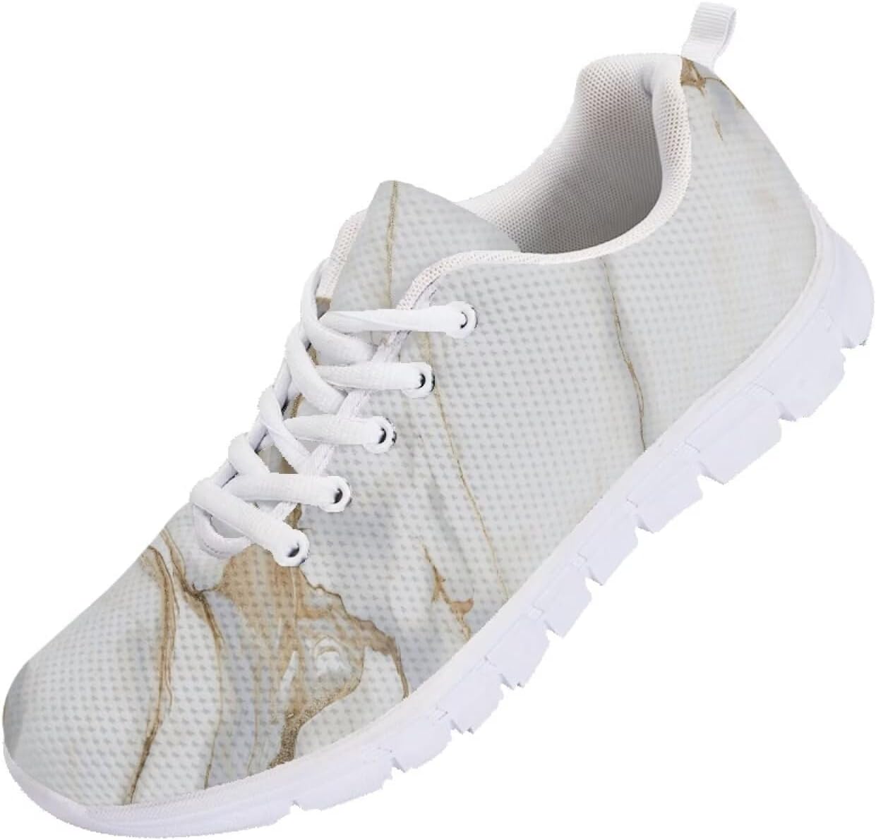 

Мужские кроссовки Funnydude Funny Print для ходьбы, удобные, дышащие, с сеткой, повседневные, Marble