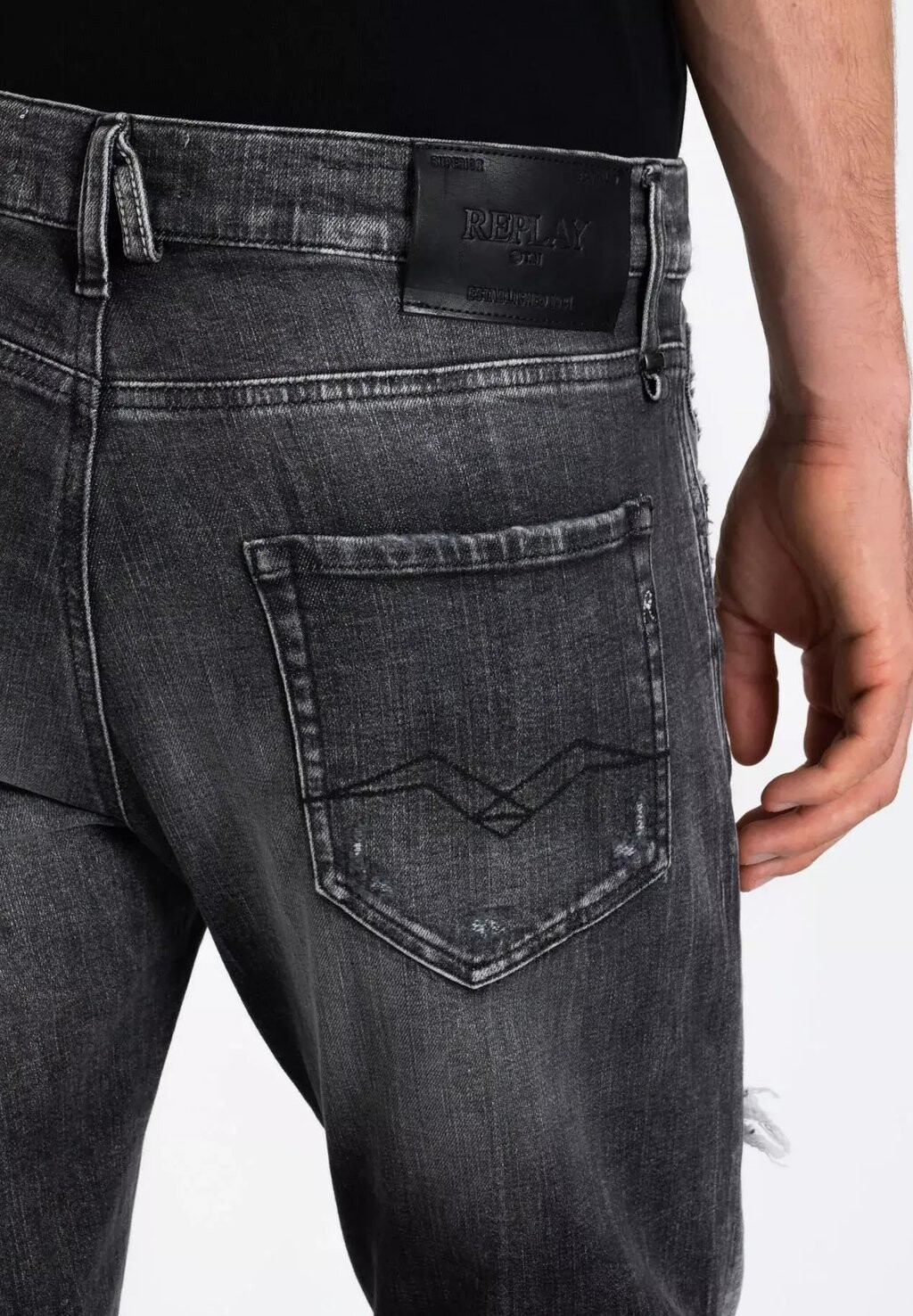 

Джинсы облегающего кроя MICKEY Replay, цвет Destroyed Denim