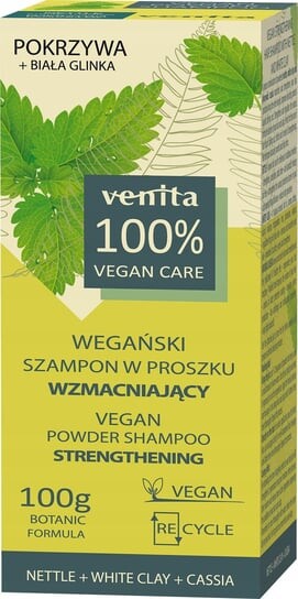 

Венита, Веганская крапива + шампунь с глиняным порошком, Venita