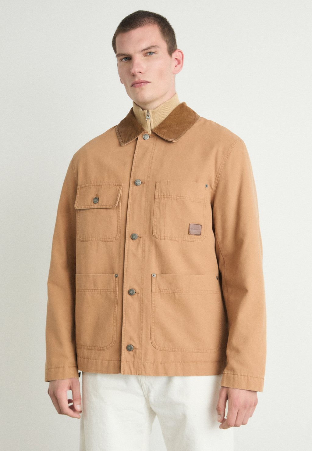 

Легкая куртка WORK JACKET GANT, светло-коричневый