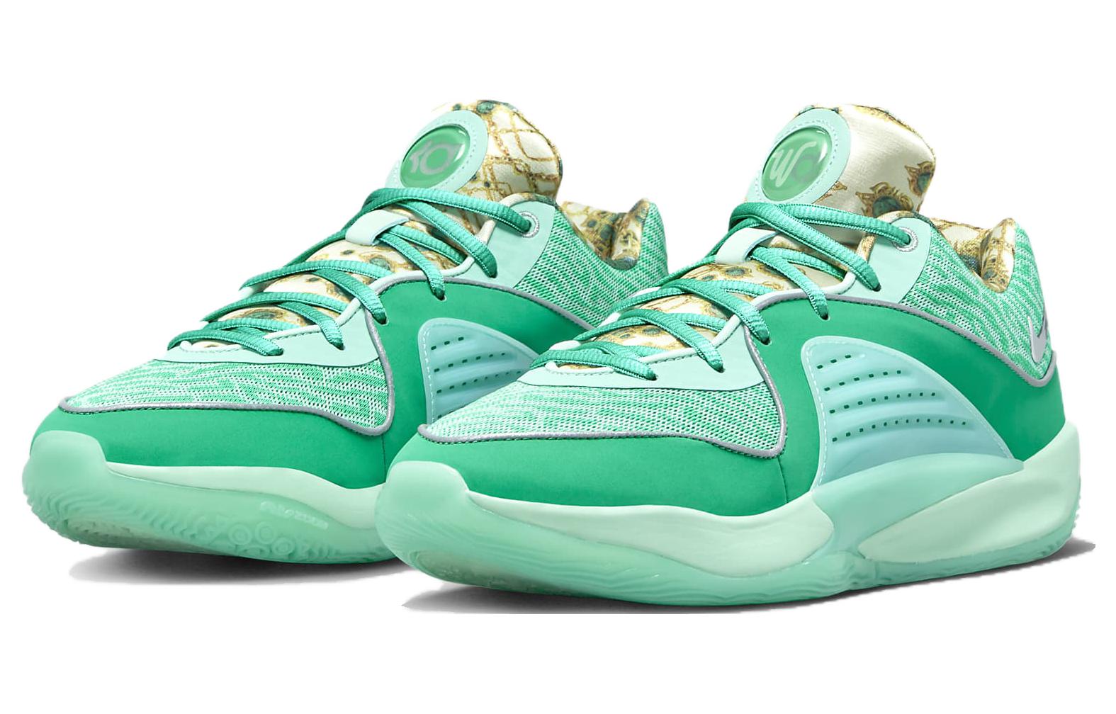 Кроссовки Kd 16 'Mint Foam Stadium Green' Nike, бело-зеленые — фото 3
