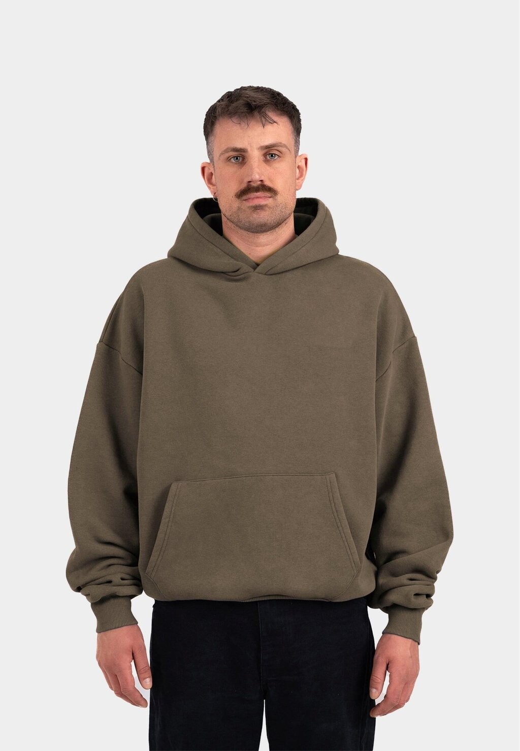 

Толстовка UNISEX OVERSIZED PROHIBITED, цвет mokka stone washed