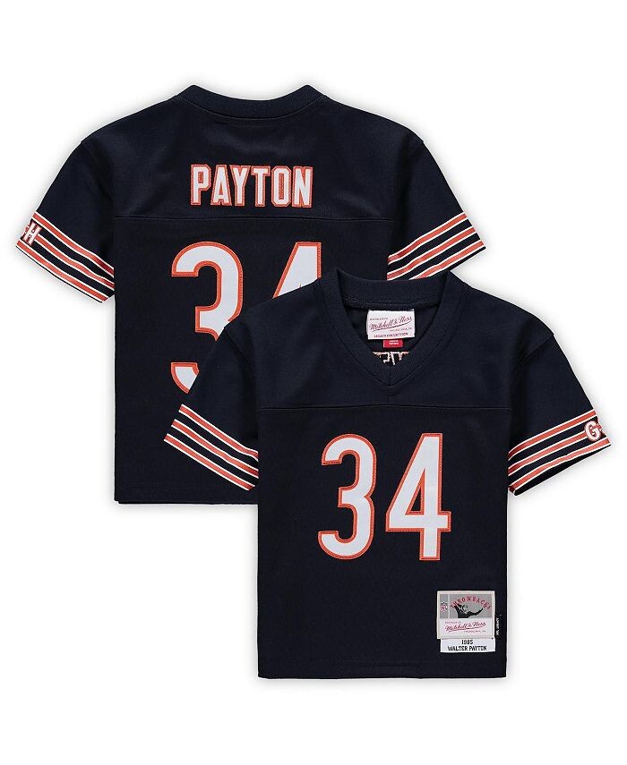 

Джерси для новорожденных Walter Payton Navy Chicago Bears 1985 года, вышедшее на пенсию Джерси Legacy Mitchell & Ness, синий