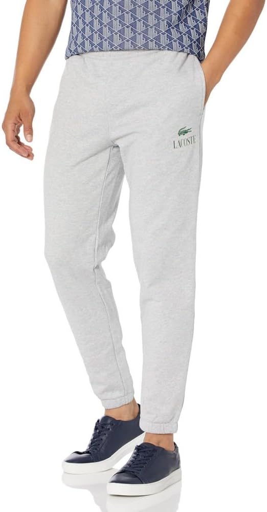 

Lacoste мужские базовые зауженные спортивные штаны, Argent Chine