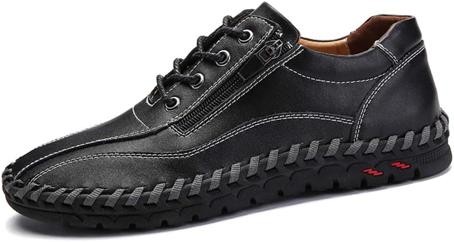 

Мужские мокасины UPShi для вождения из кожи, слипоны, повседневные туфли оксфорды Upishi, черный