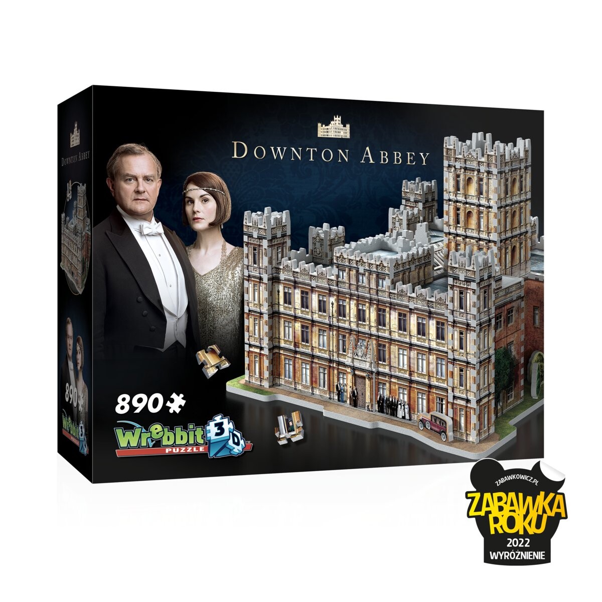 

3D пазл Реббит 2в1, Downtown Abbey, 890 шт. Wrebbit