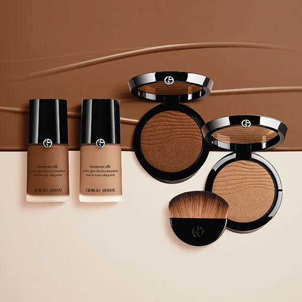 Светящаяся пудровая основа Luminous Silk Glow Fusion Powder Armani, 3 — фото 4