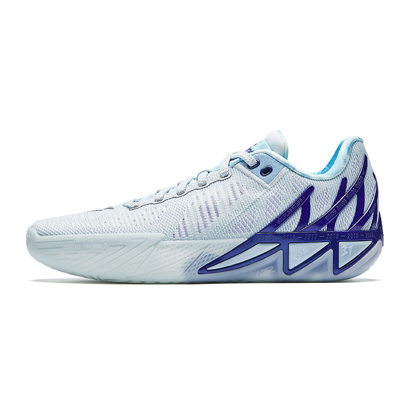 

ANTA KT11 Fabric Low top Basketball Shoes мужские Frost Blue/Sky Blue Stone Blue