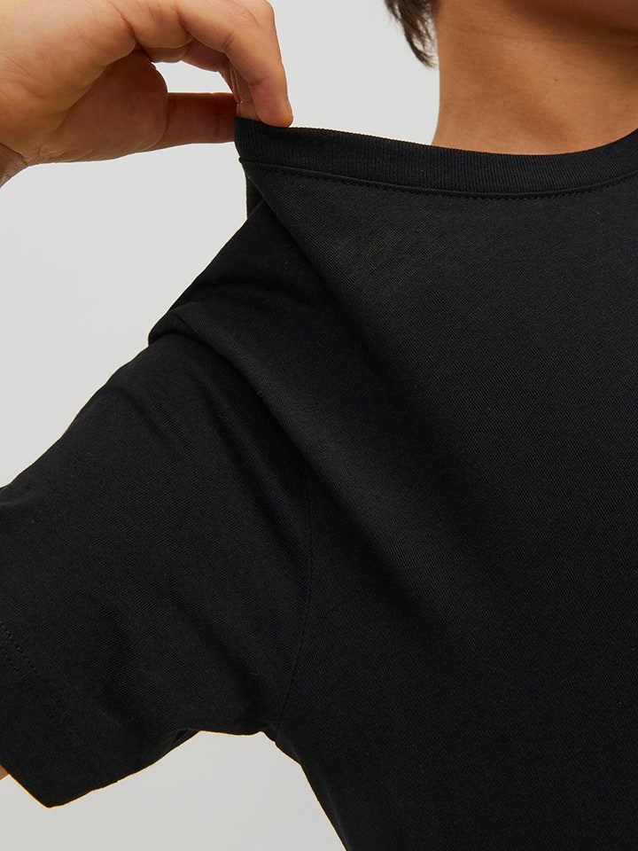 JACK & JONES Junior Черная футболка — фото 4