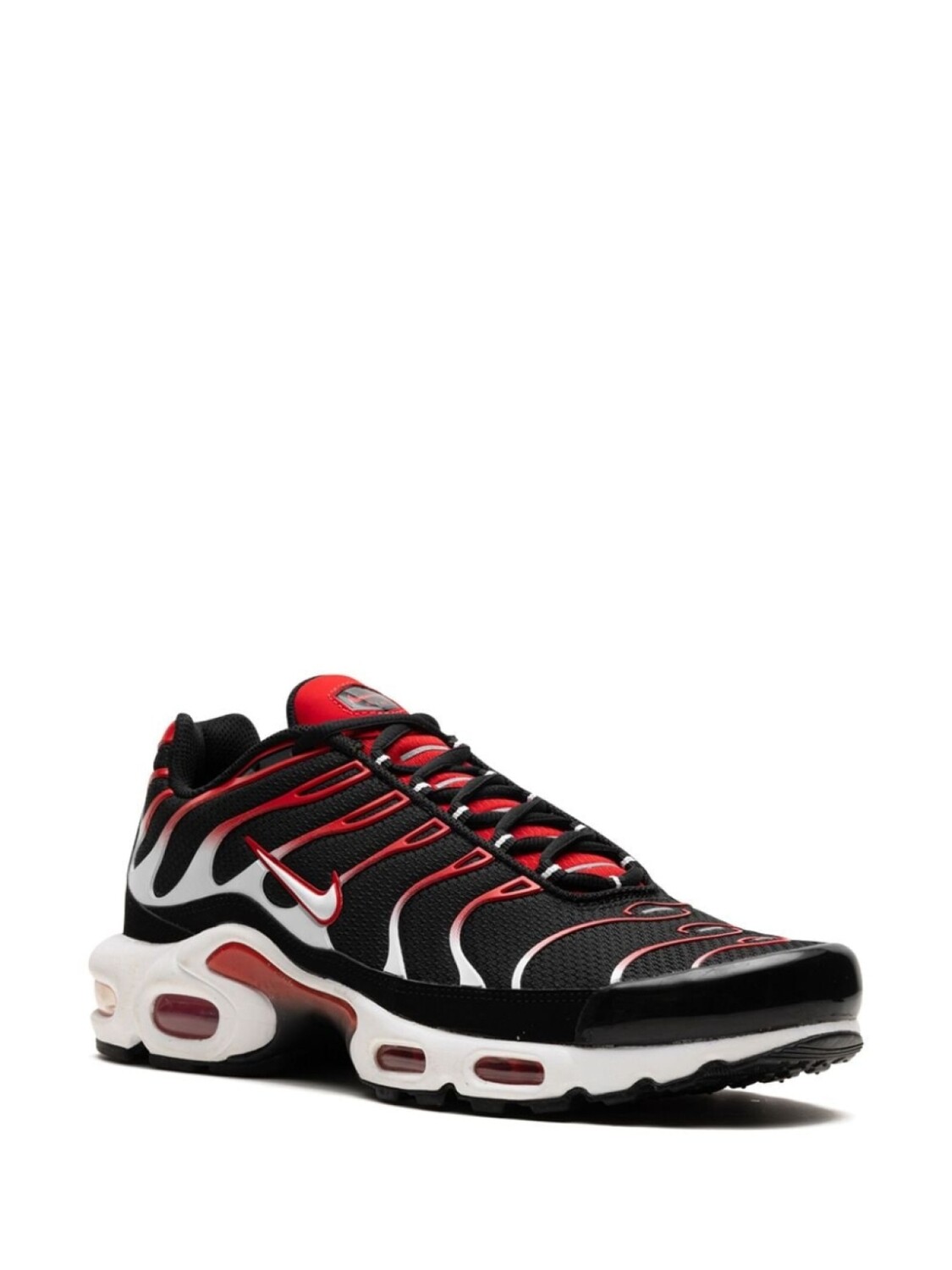Кроссовки Air Max Plus 'Black/White/University Red' Nike, черный — фото 2