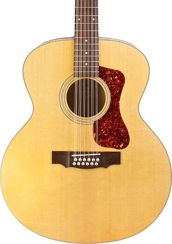 

Акустическая гитара Guild F-2512E Maple 12-String Jumbo Acoustic-Electric Guitar, Natural