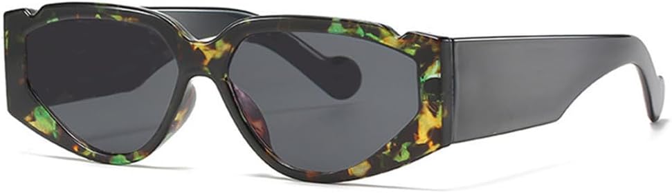 

Солнцезащитные очки UV400 с широкими дужками в стиле панк, градиентной расцветки, для женщин и мужчин, для бега и занятий спортом на открытом воздухе UYPTK, Flower Frame Black