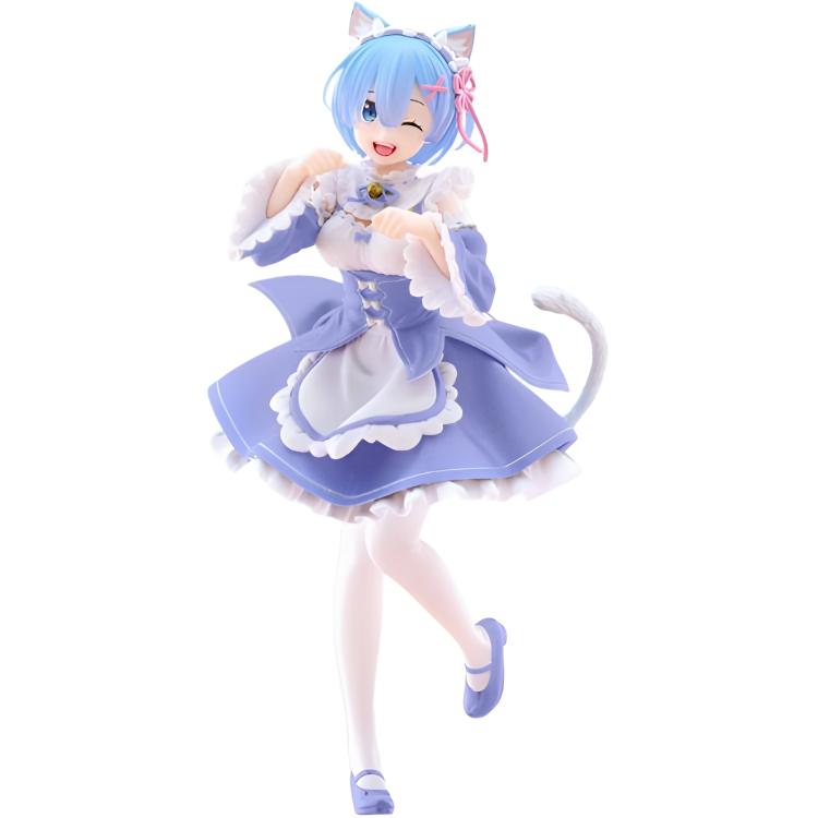 

Re Zero Starting Life In Another World Coreful Rem, кошачьи ушки горничной бонусные подарки TAITO, cat ear maid different-colored