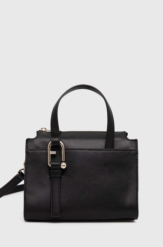 

Кожаная сумка Furla, черный