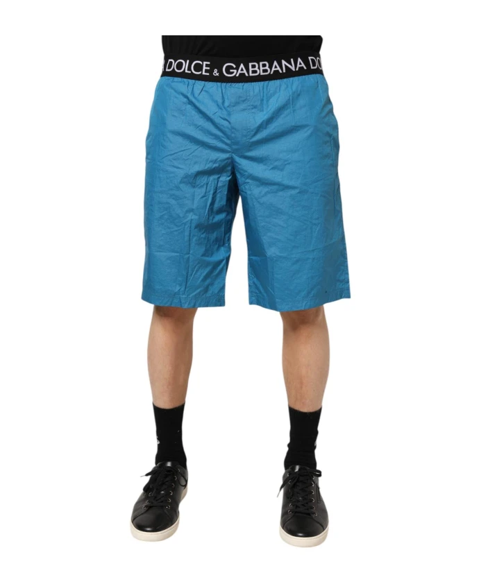

Плавки-Шорты с синим логотипом на поясе Dolce & Gabbana, синий