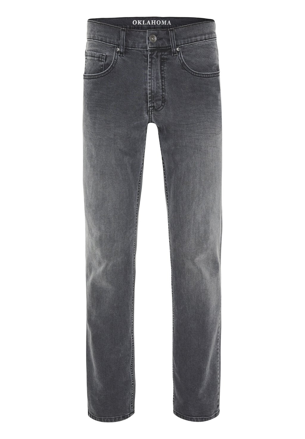 

Джинсы прямого кроя Oklahoma Jeans, темно-серый