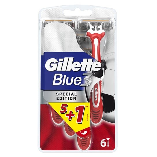 

Одноразовая мужская бритва, 6 шт. Gillette, Blue3