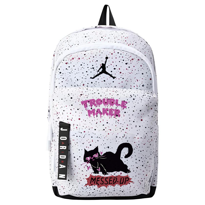 

Jordan Полиэстеровый рюкзак с термопереносом унисекс белый, Kitten