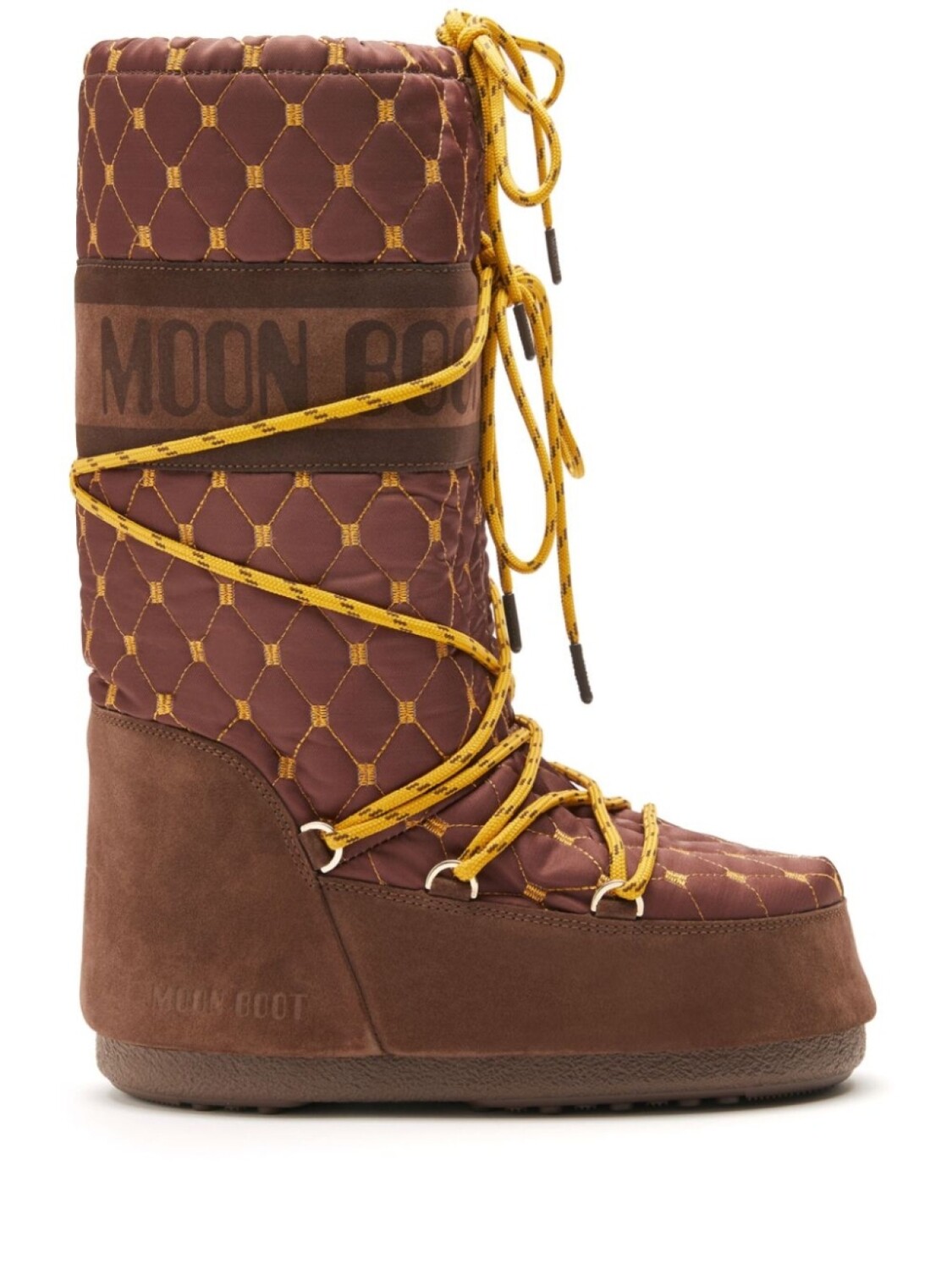 

Moon Boot стеганые сапоги Icon, коричневый