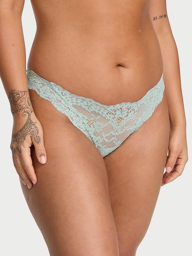 

Кружевные трусики-бикини Dream Angels, lace mint green