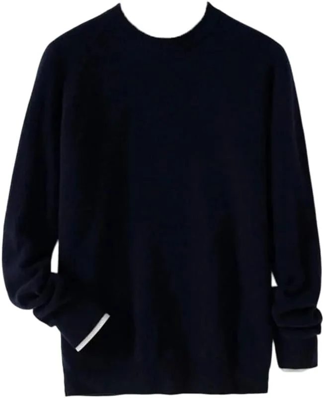 

Мужской кашемировый свитер с круглым вырезом HEYDHSDC