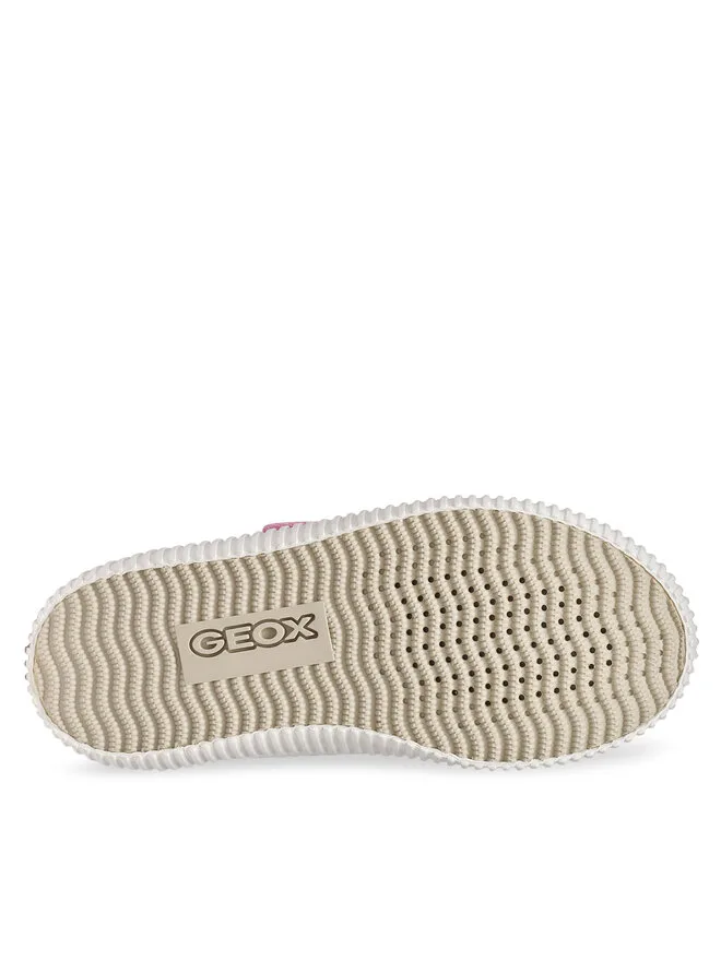 Geox Тканевые кроссовки J Tippeste Girl J65N3A 00010 C8006 D розовые — фото 4