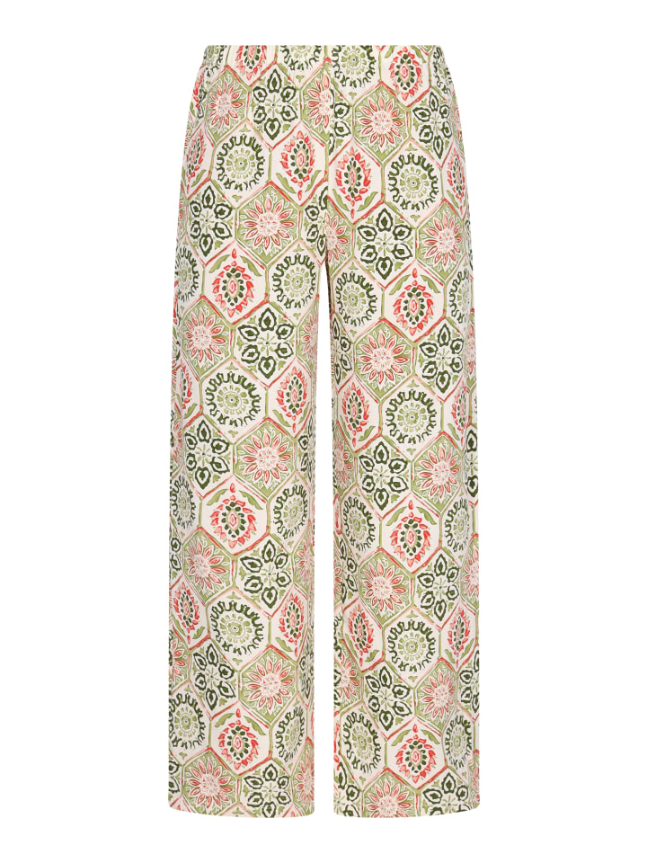 

Тканевые брюки usha FESTIVAL, цвет green multicolor