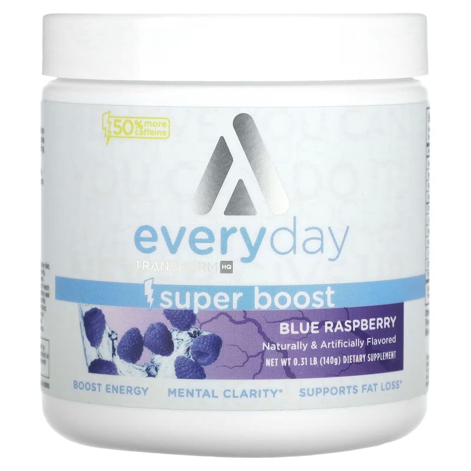 

TransformHQ Everyday Super Boost с синей малиной, 0,31 фунта (140 г)
