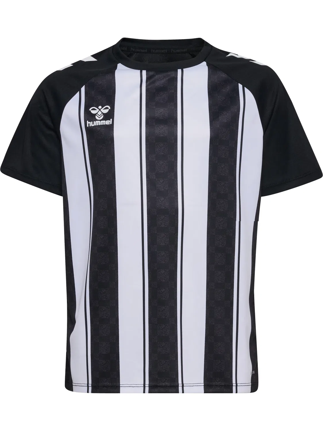Футболка с реглан-рукавами, дышащая, Hummel, черный/белый