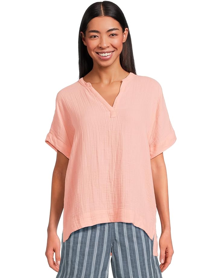 

Рубашка L.L.Bean Cloud Gauze Shirt Short, цвет Coral Quartz