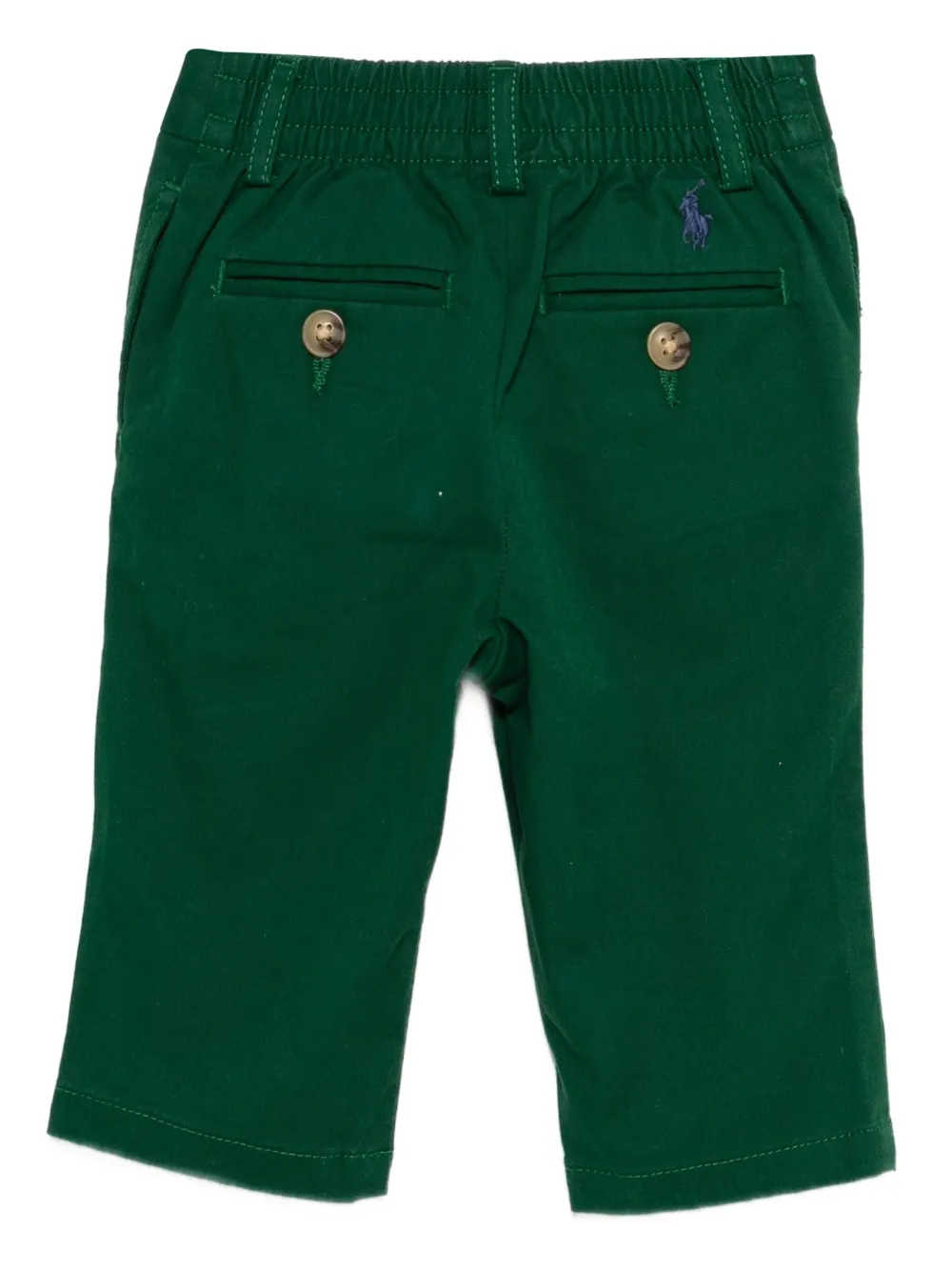 Брюки чинос с вышивкой Polo Pony POLO RALPH LAUREN KIDS, зеленый — фото 2
