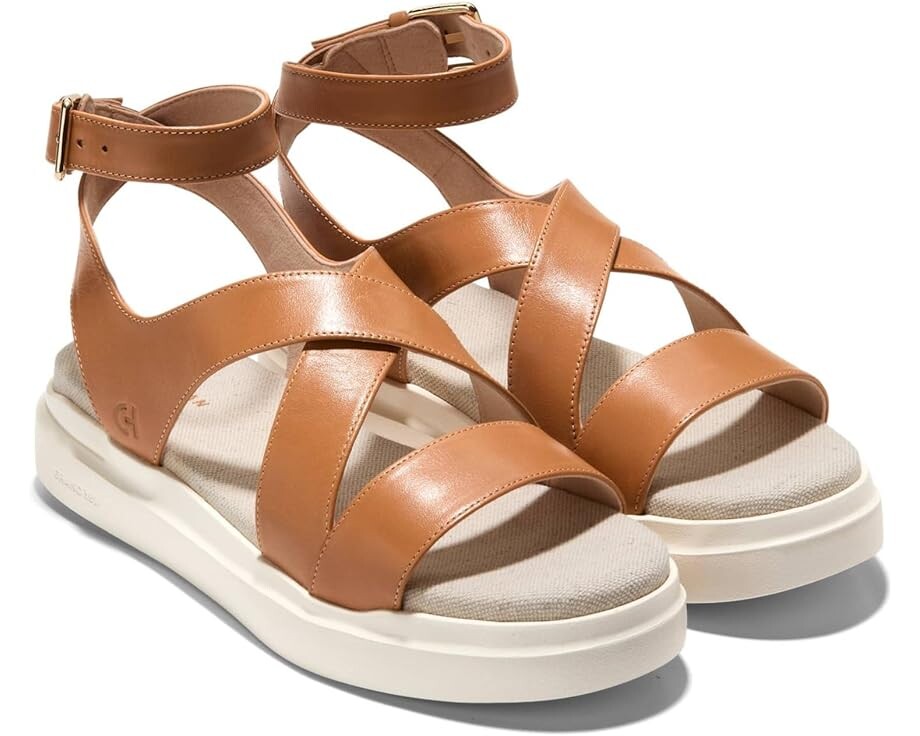 Сандалии Cole Haan Grandpro Rally Castine Sandals, цвет Pecan/Ivory