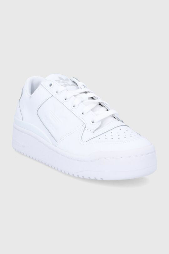 Форум Смелая кожаная обувь adidas Originals, белый — фото 2