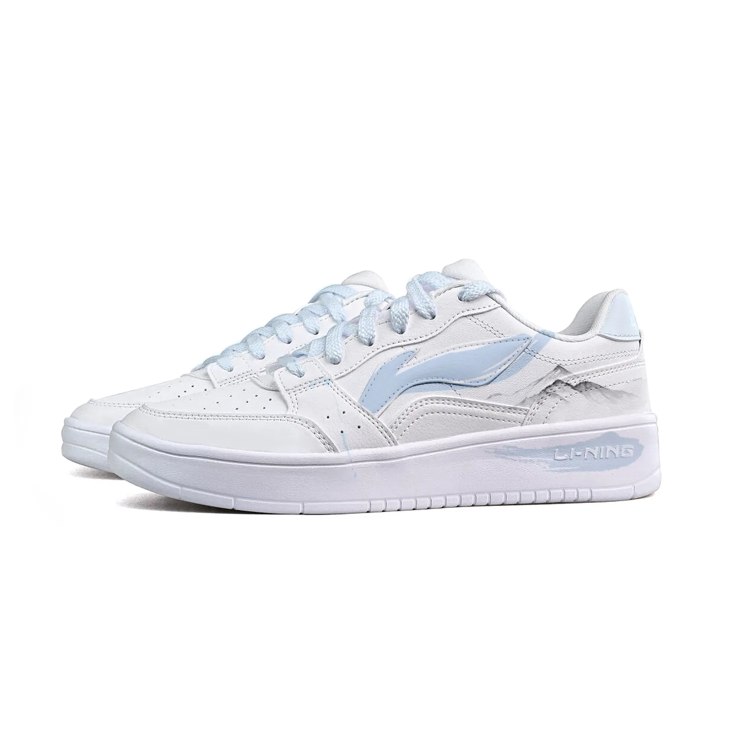 Кроссовки кеды с градиентом Li-Ning Sycee Белые — фото 4