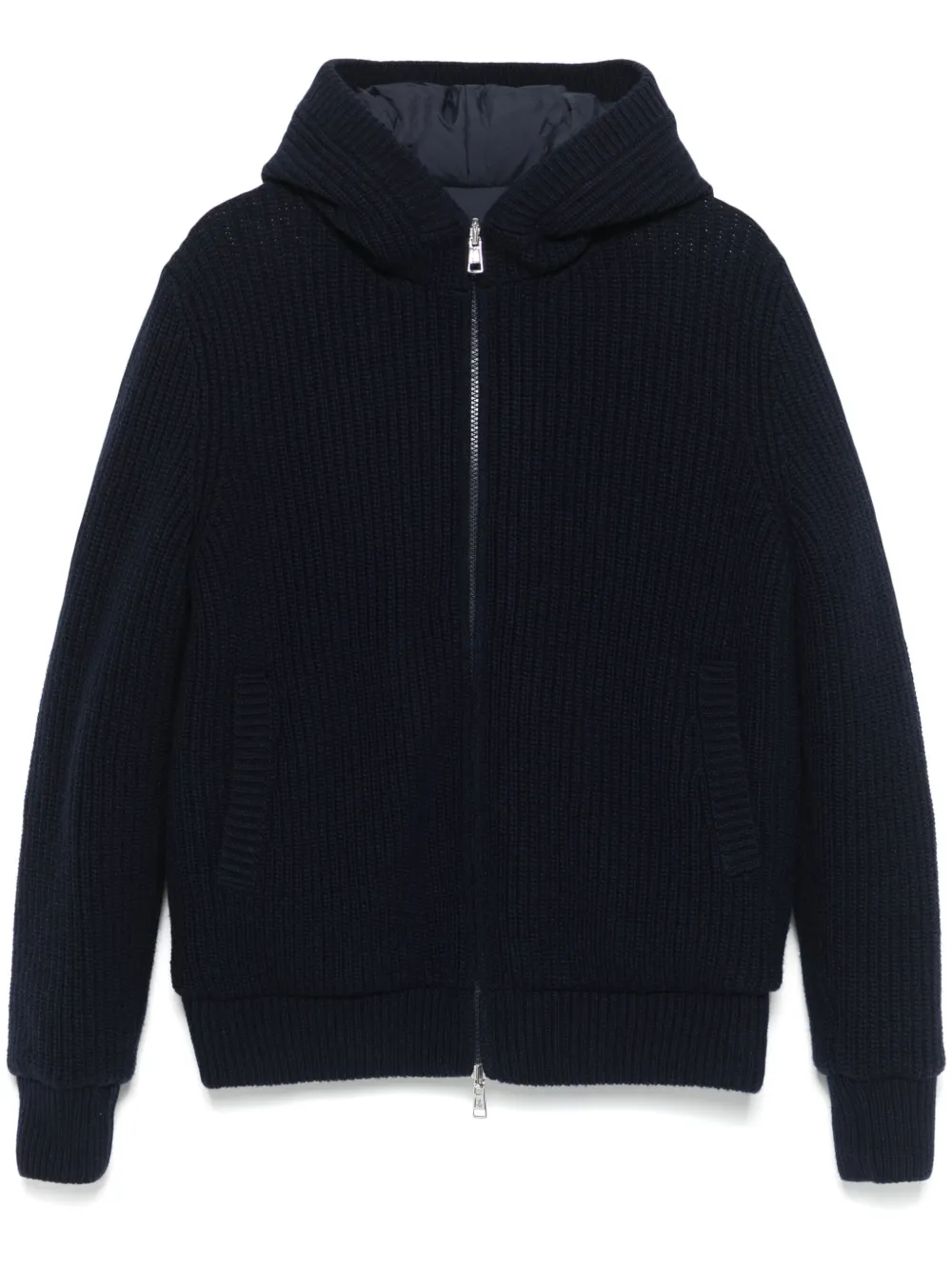 

Кардиган с дутыми вставками Moncler, синий