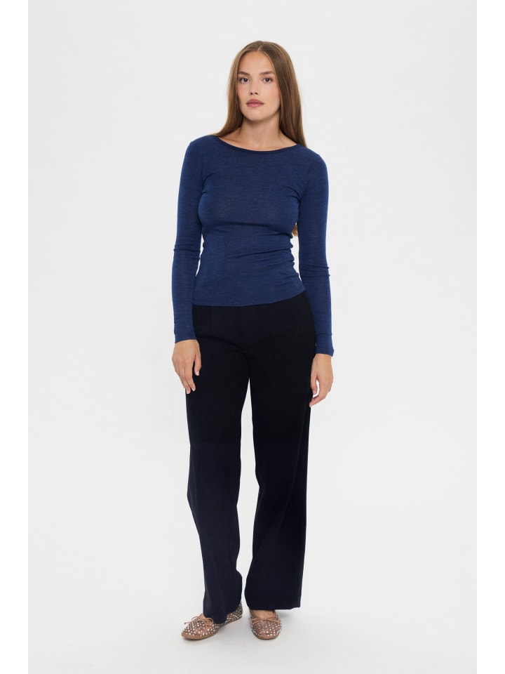 

Рубашка с длинными рукавами GarimaSZ Fitted in Pageant Blue Melange SAINT TROPEZ