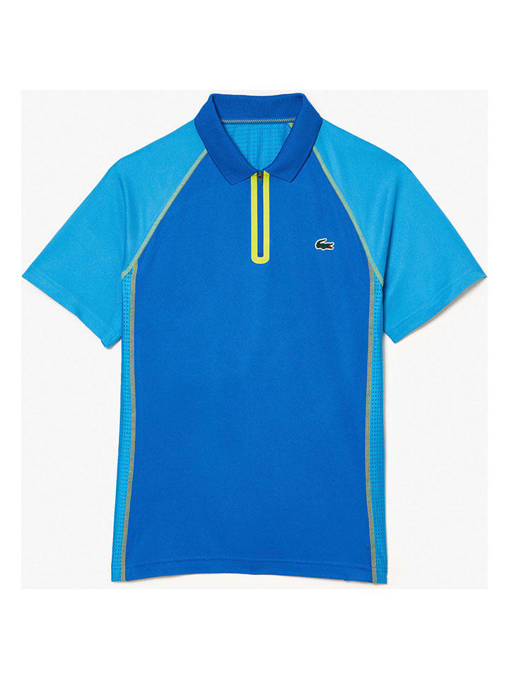 

Lacoste Тренировочная футболка синего/светло-синего цвета