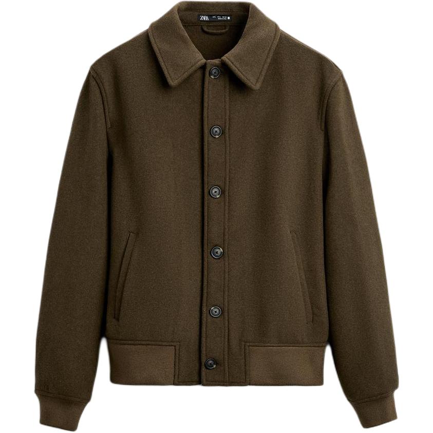 

ZARA Куртка мужская бежевая, Tan