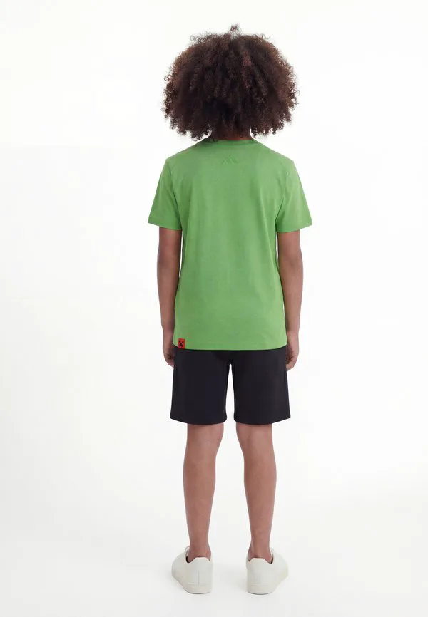 Футболка унисекс с принтом minecraft Adidas Terrex, Semi Lucid Lime — фото 2
