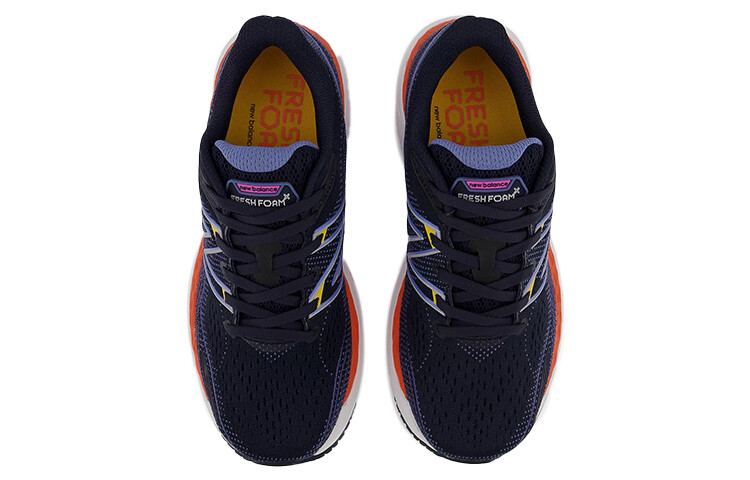 

Кроссовки женские с низким верхом, черные/синие/оранжевые New Balance