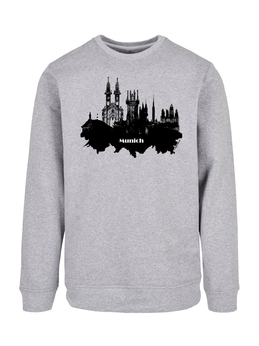 

Свитер F4NT4STIC Sweatshirt Cities Collection - Munich skyline, серый