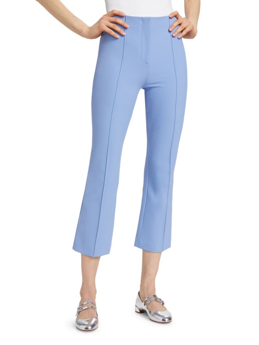 

Укороченные брюки Jaya Pintuck Veronica Beard, цвет Hydrangea