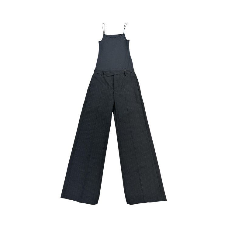 

Брюки MM6 Maison Margiela Spaghetti Strap Jumpsuit, Black