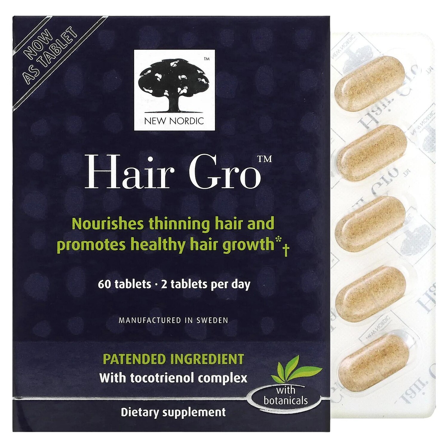 

New Nordic US Inc Hair Gro 60 капсул