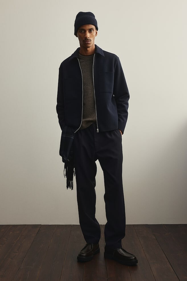 

Куртка на молнии стандартной посадки H&M, синий