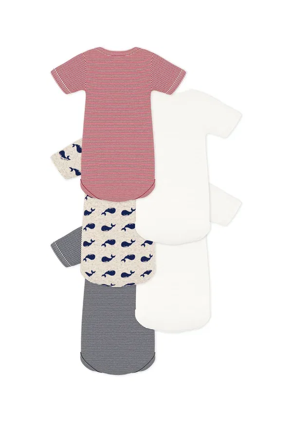 Набор из 5 боди Petit Bateau, разноцветный — фото 2