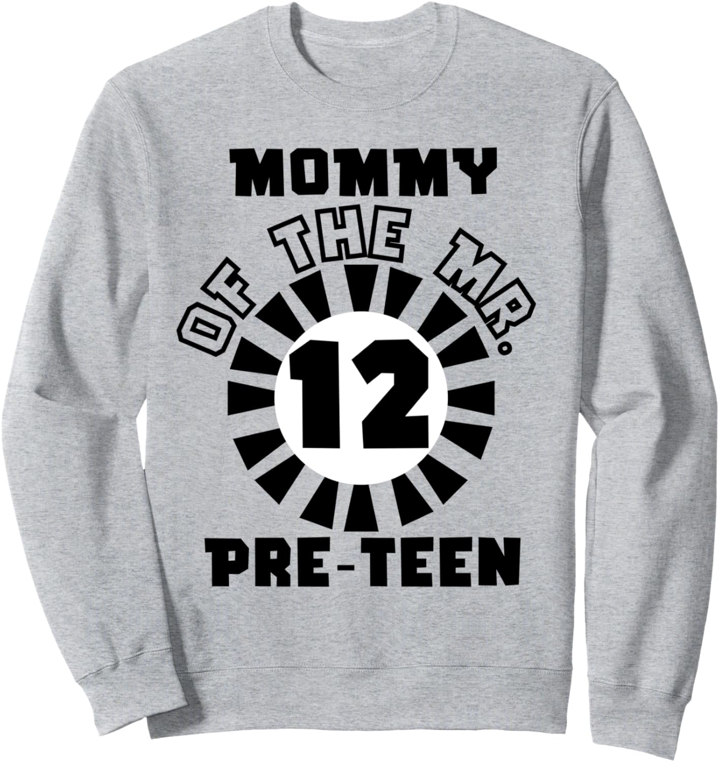 

Толстовка для вечеринки в честь 12-летия Мама мистера Прейтенса в черном цвете Family Look Black Theme Party Decorations Gifts