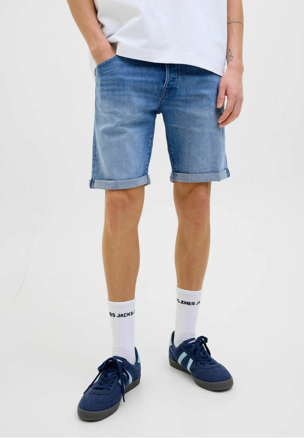 

Джинсовые шорты JJIRICK JJFOX Jack & Jones, цвет Blue Denim